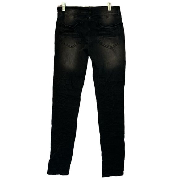 Abby Dawn | by Avril Lavigne Black Denim Studded Women’s Jeans - Picture 3 of 14